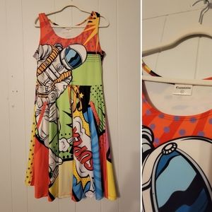 CowCow Space Print with Pockets! XL